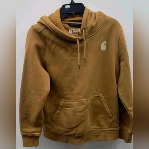 Carhartt Women's Midweight Graphic Logo Hoodie Sweatshirt Size M 8-10 $54.99 - Picture 3 of 6